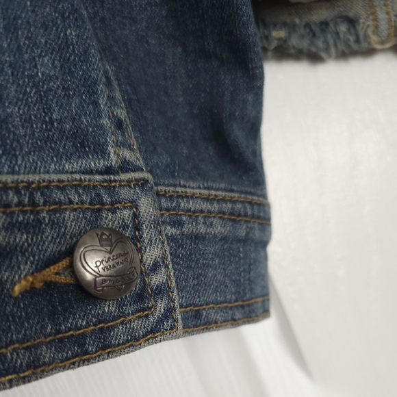 Princess Vera Wang Pearl Necklace Jean Jacket - Picture 4 of 5